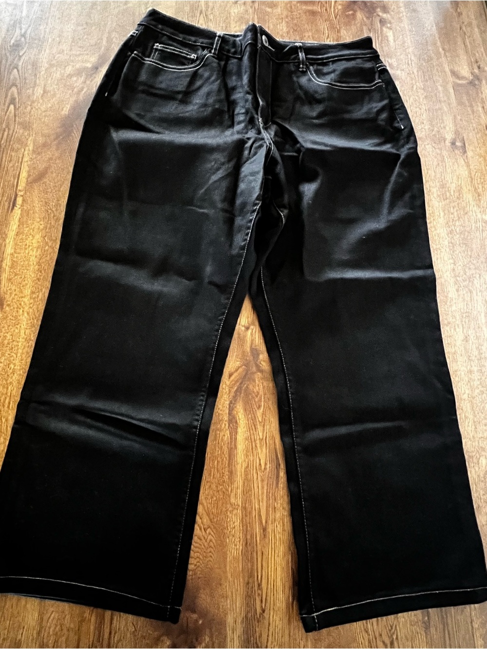 Womens Coldwater Creek Black Jeans Size P16